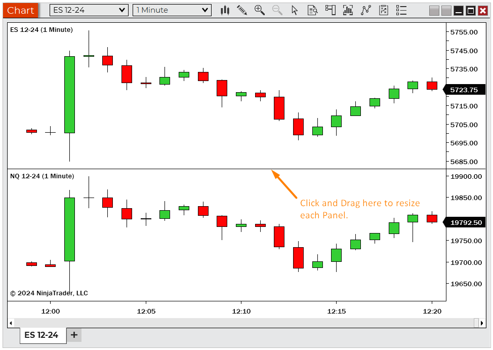 Multiple Data Series - NinjaTrader Desktop
