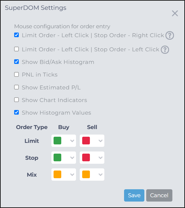 SuperDOM Module - NinjaTrader Web