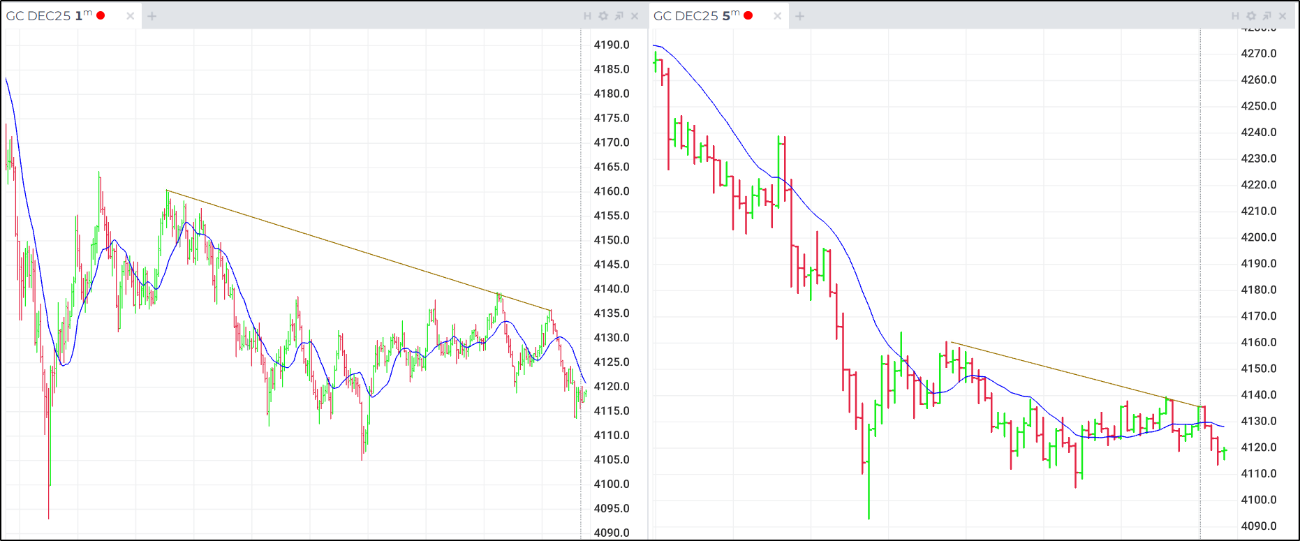 Zeichenwerkzeuge synchronisieren - NinjaTrader Web