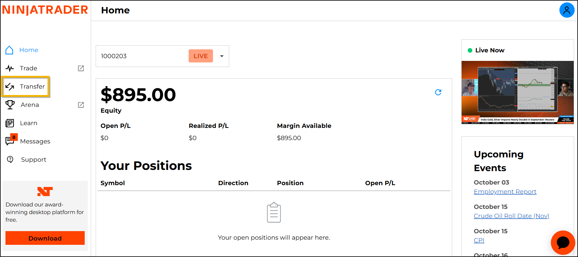 Geld storten met een pinpas