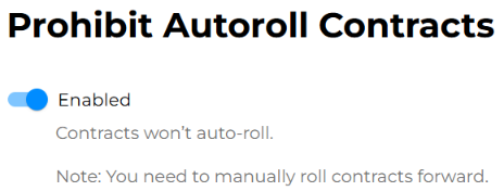Contract Rollovers - NinjaTrader Web