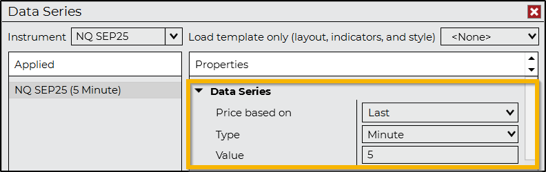 Charting Basics - NinjaTrader Desktop