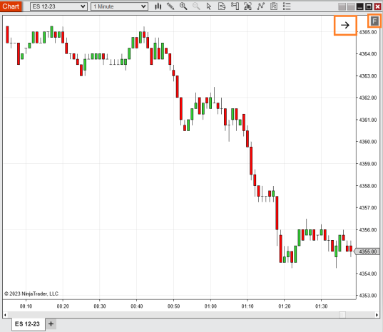 Scrolling & Zooming on Charts - NinjaTrader Desktop
