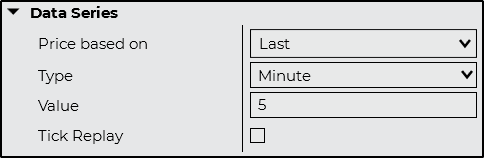 Customizing the Data Series - NinjaTrader Desktop