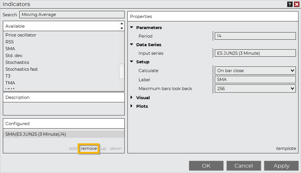 Indicators - NinjaTrader Desktop